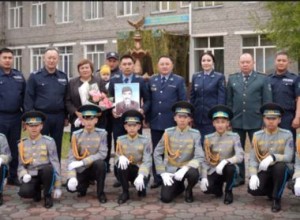 «Уголок мужества» открыли в школе-лицее «Жас Улан»