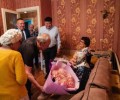 108-летнюю жительницу Семея поздравил аким города