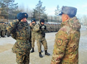 В Семее чествовали увольняемых в запас гвардейцев 