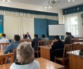 Аким города встретился с руководителями бизнес-объектов по улице Мәңгілік ел