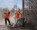 На массивах Мурат и Бобровка началось строительство электросетей